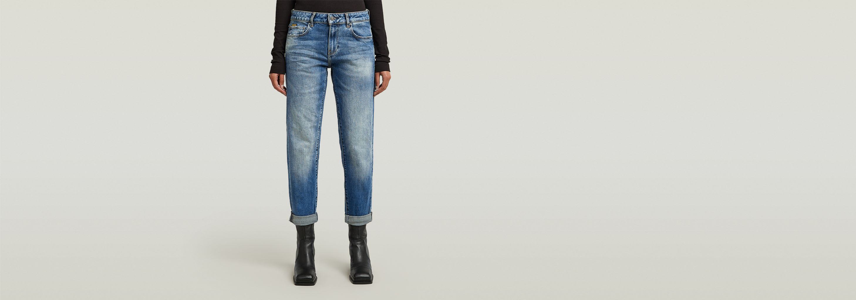 Kate Boyfriend Jeans | ミディアムブルー | G-STAR® JP