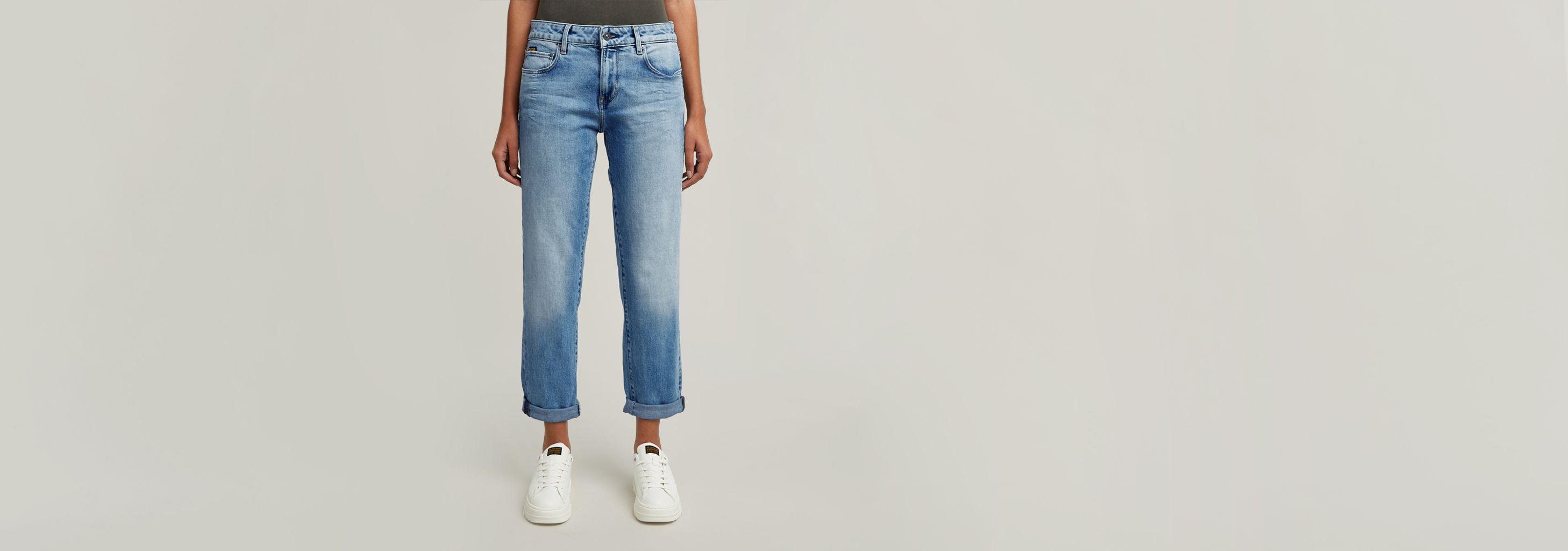 G-Star Raw Jean Boyfriend Women Size 26 Midge Sec High Waist