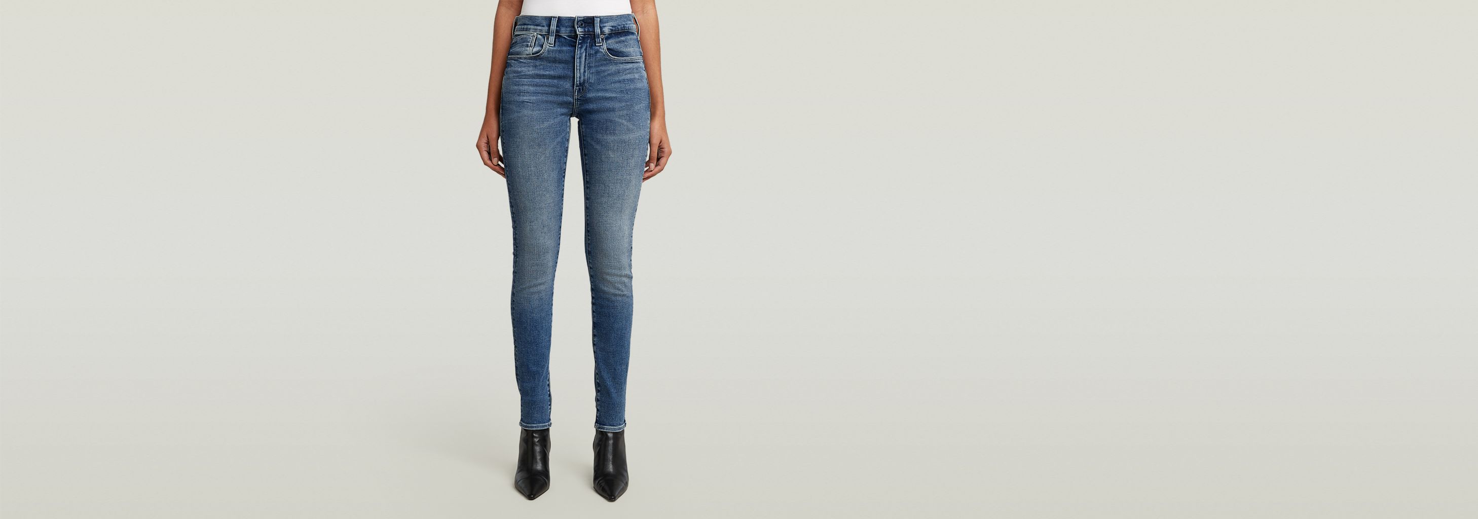 Lhana Skinny Jeans | ミディアムブルー | G-STAR® JP