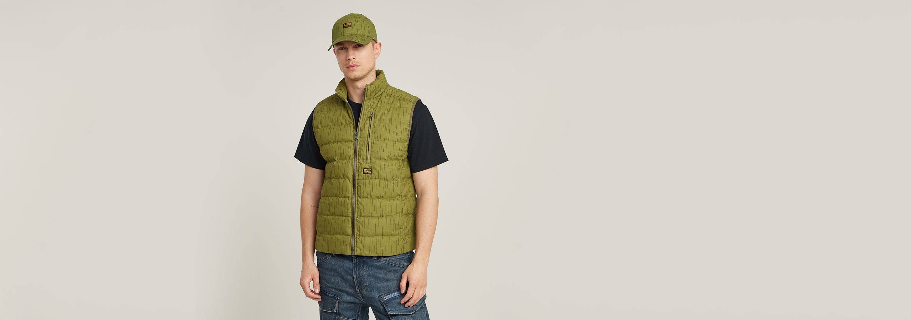 G-STAR RAW FOUNDATION POD VEST 　サイズL Foundation Padded Vest | Medium blue | G-STAR® US