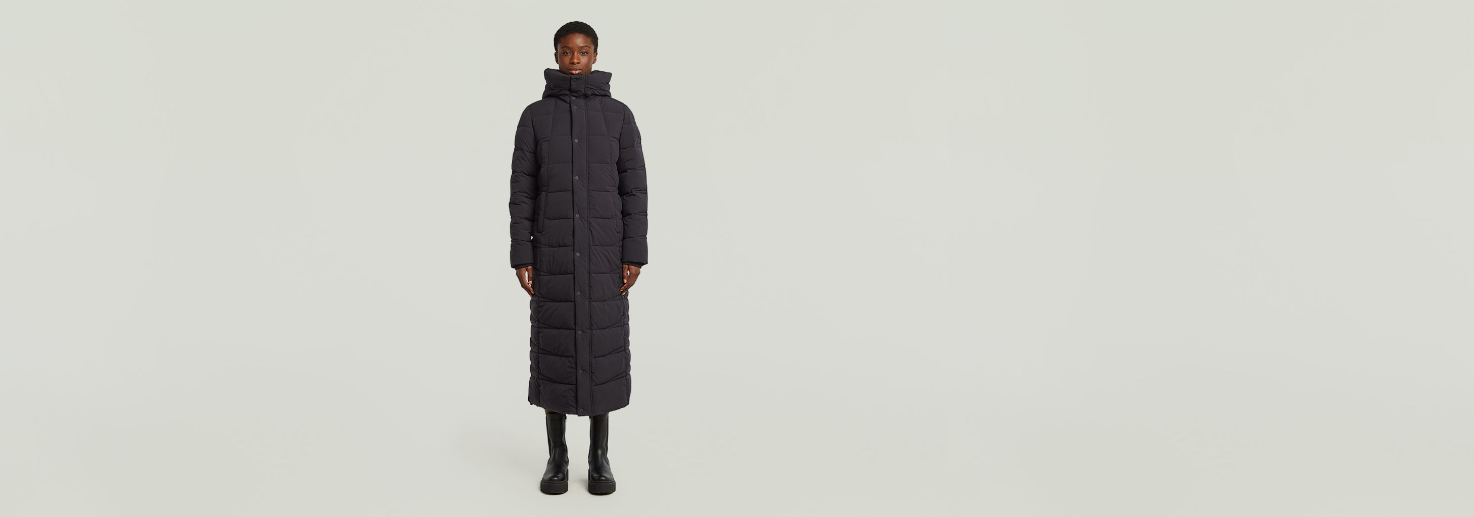 Whistler Long Puffer Jacket Black G-STAR® EE