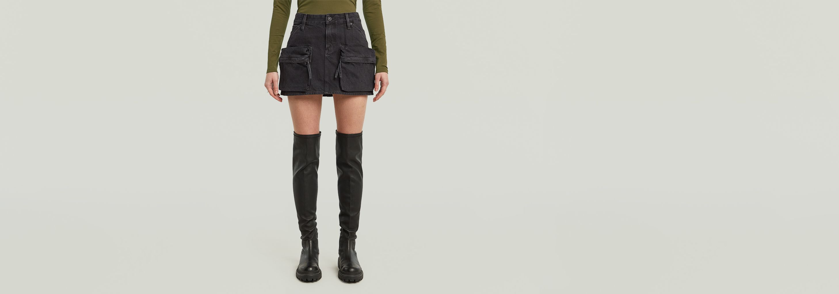 Mini Cargo Skirt | Black | G-STAR® US