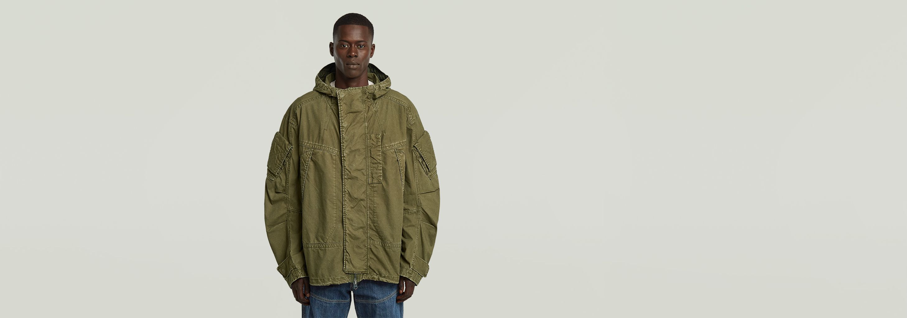 GA-1 Cotton Parka | グリーン | G-STAR® JP