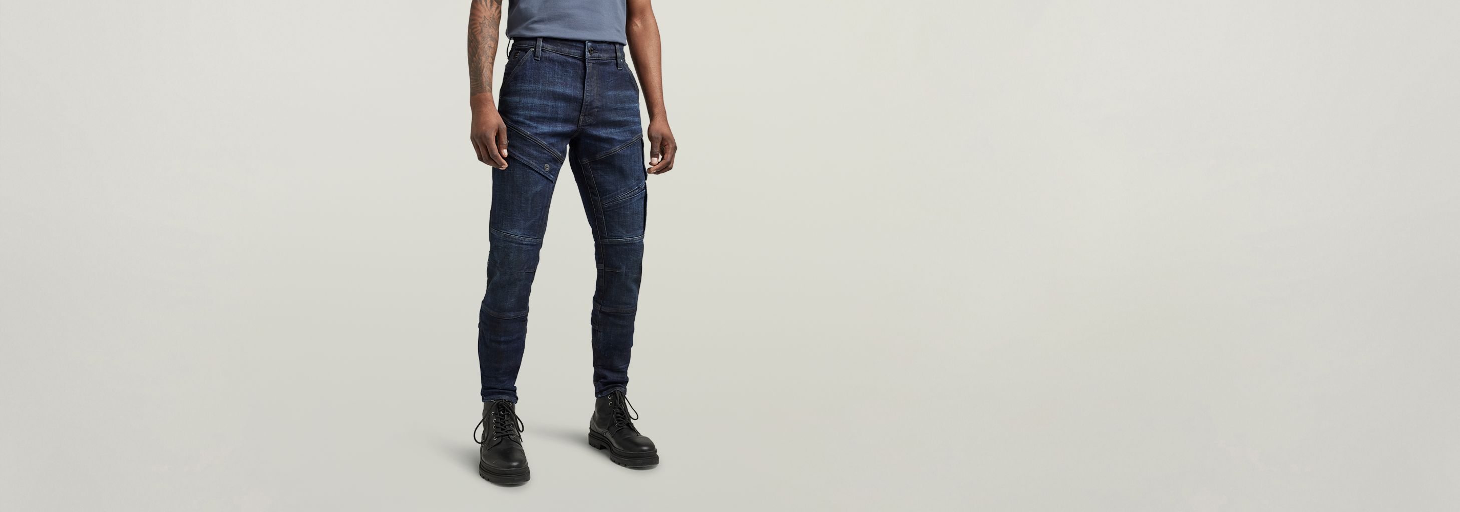 しょーん ✨G-STAR RAW　AIRBLAZE 3D SKINNY G-Star Raw Men's Airblaze 3D Skinny Fit Jeans, Faded Seal