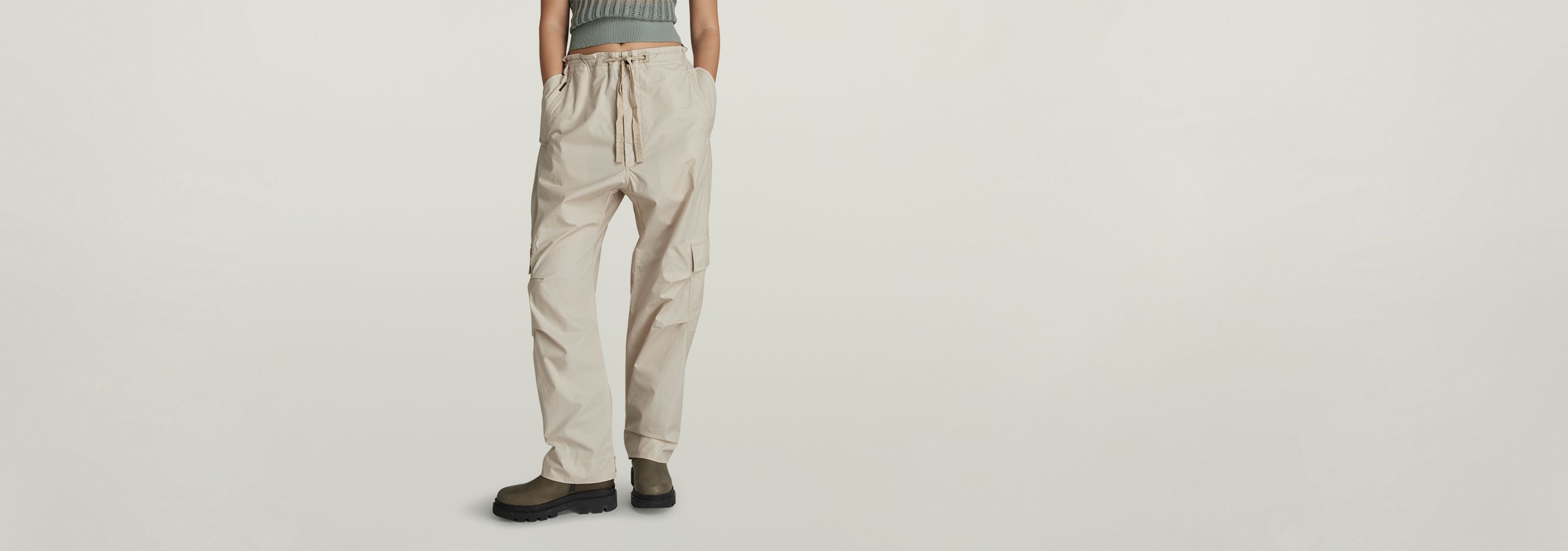 Glitter Cargo Pants anuke 【size36】beige Gilipuur Cargo Pants