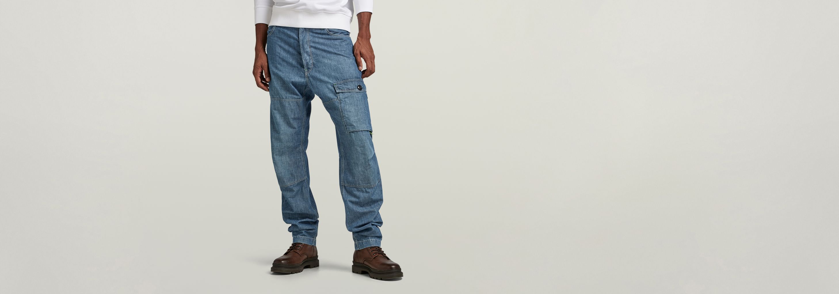 Bearing 3D Cargo Pants | Medium blue | G-STAR® TW