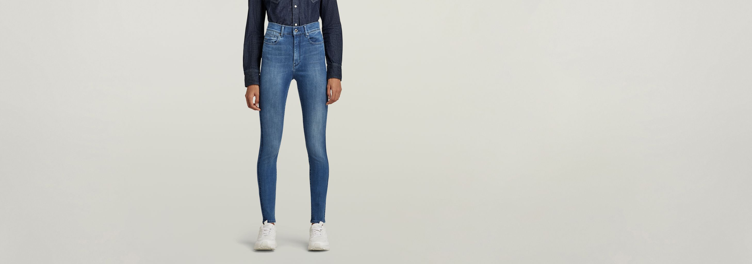 送料込★G-Star★Shape High Waist Super Skinny ジーンズ G-Star Shape High Super Skinny Jeans | Medium blue | G-STAR® US