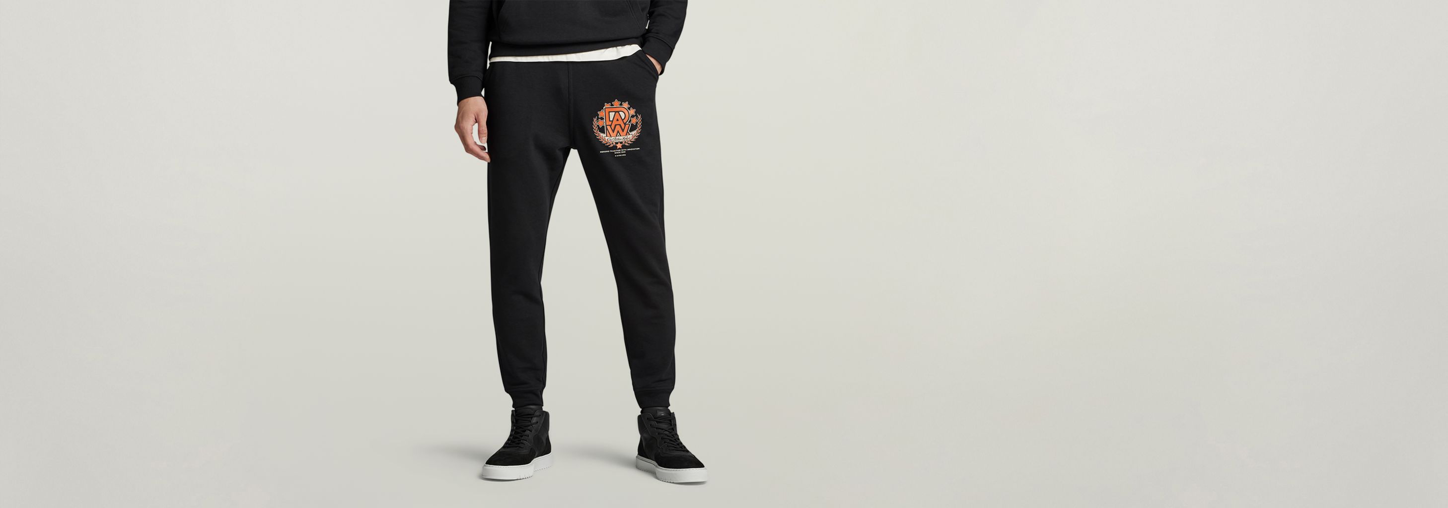 Royal Varsity Sweat Pants | Black | G-STAR® US