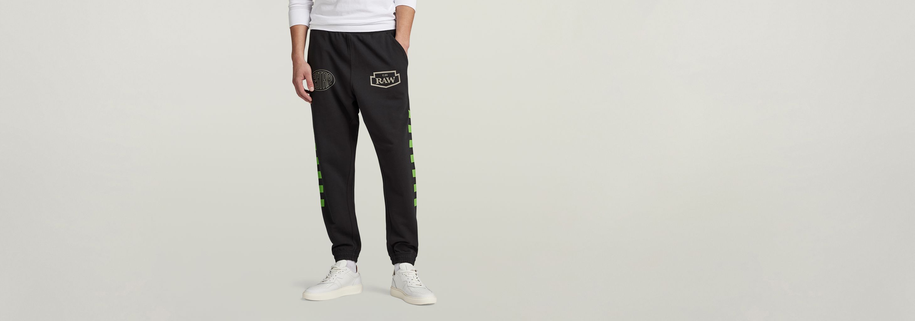 ★codegraphy★ track pants charcoal CBESUTP053CH CLASSIC LOGO TRACK PANTS charcoal - MARITHÉ+FRANҪOIS GIRBAUD