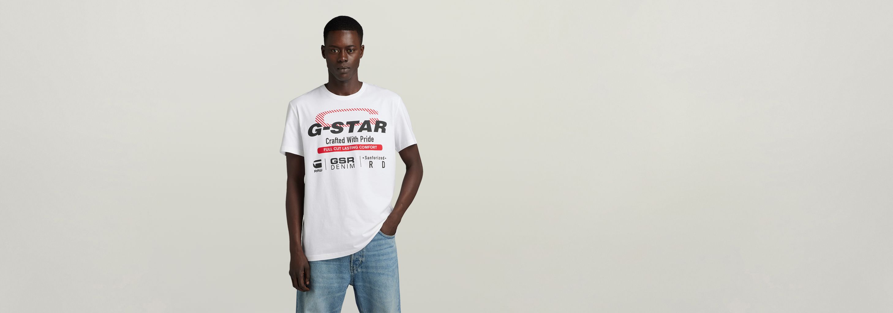 送料込★G-Star★Old Skool Logo Tシャツ Old Skool Logo Boxy T-Shirt | Black | G-STAR® US