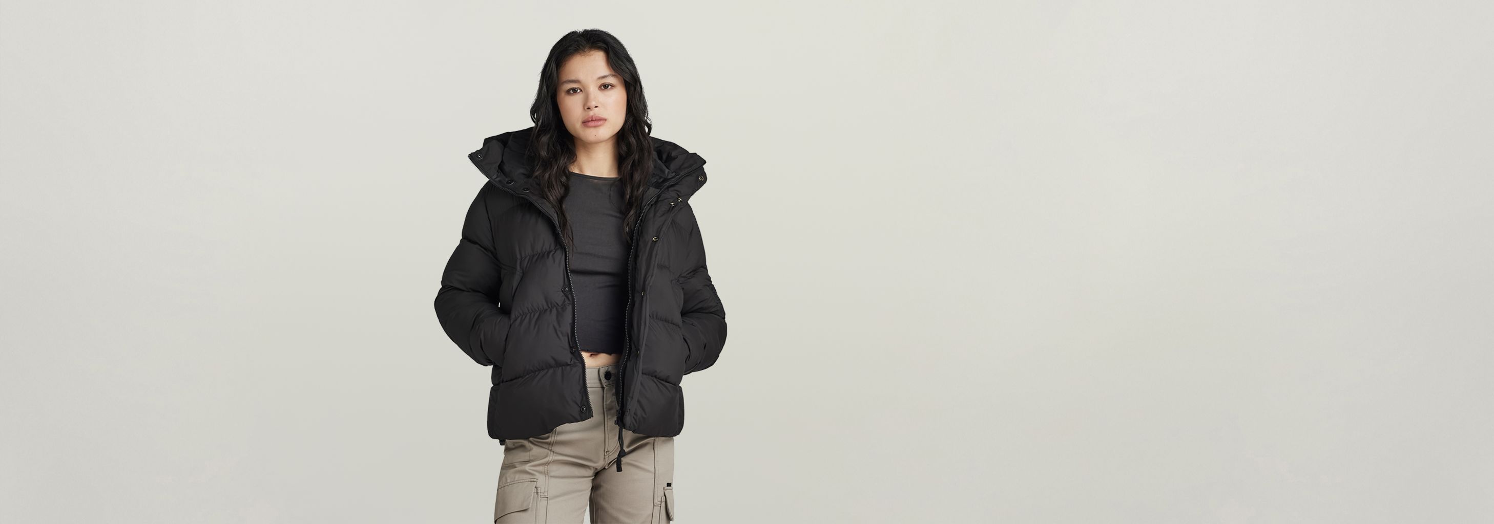 Whistler Short Puffer Jacket | Black | G-STAR® MO