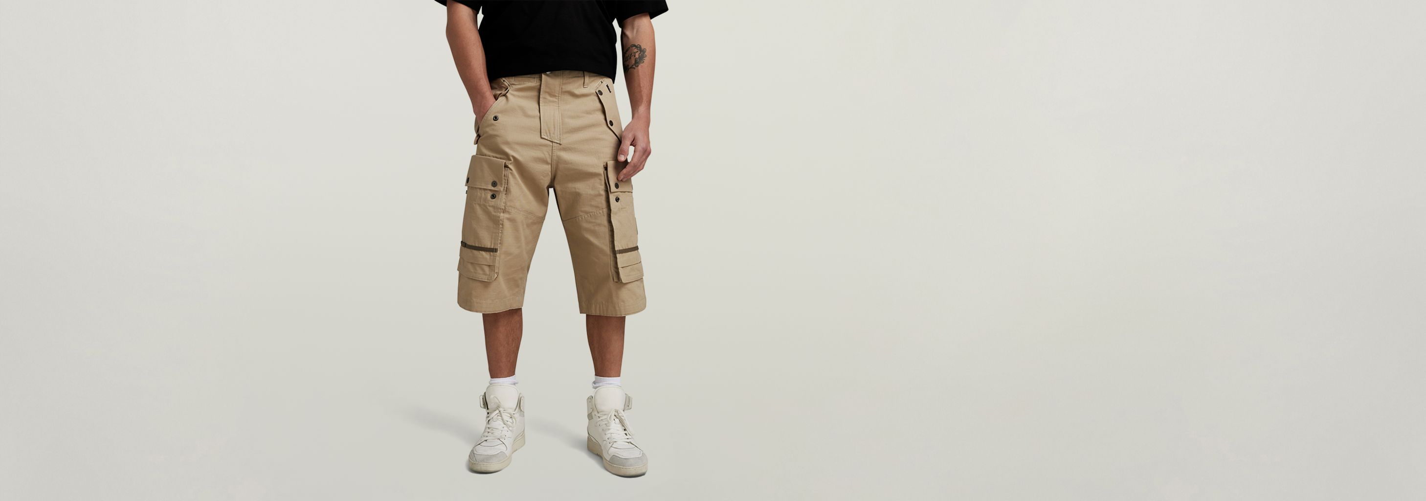 Bam Cargo Shorts | Beige | G-STAR® US