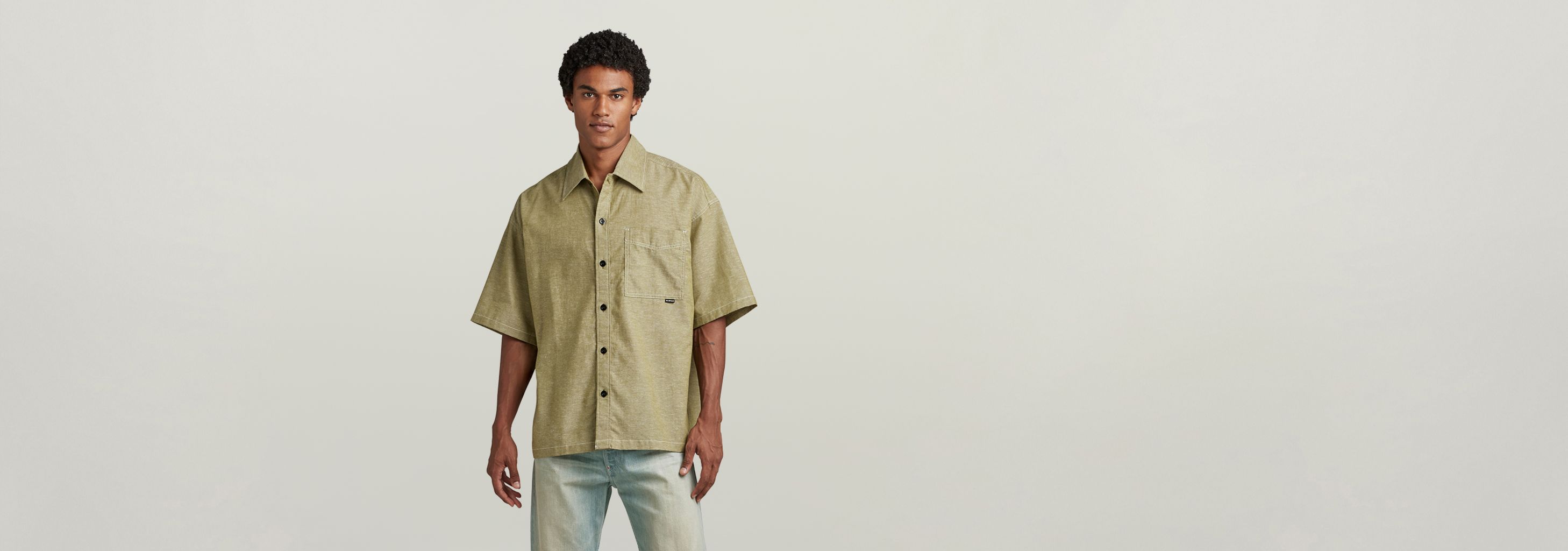 1 Pocket Boxy Shirt | マルチカラー | G-STAR® JP