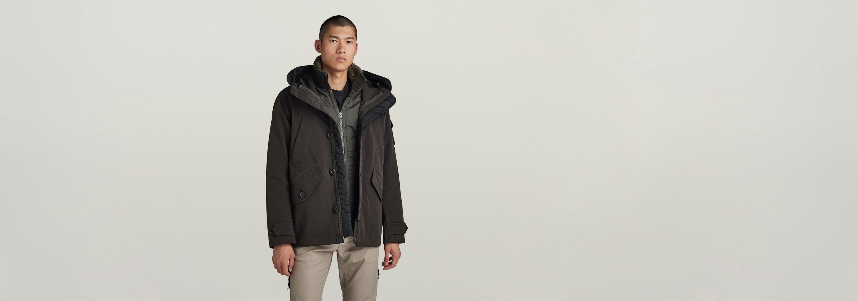 2-In-1 Adaptable Vodan Jacket | Black | G-STAR® US