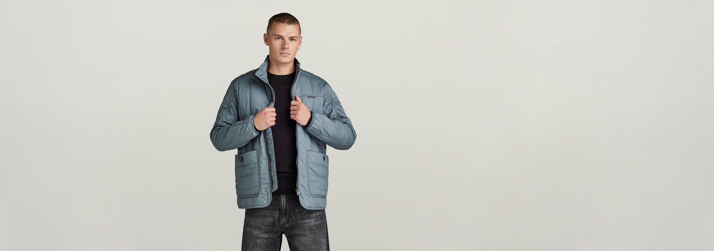 Liner Overshirt | Grey | G-STAR® US