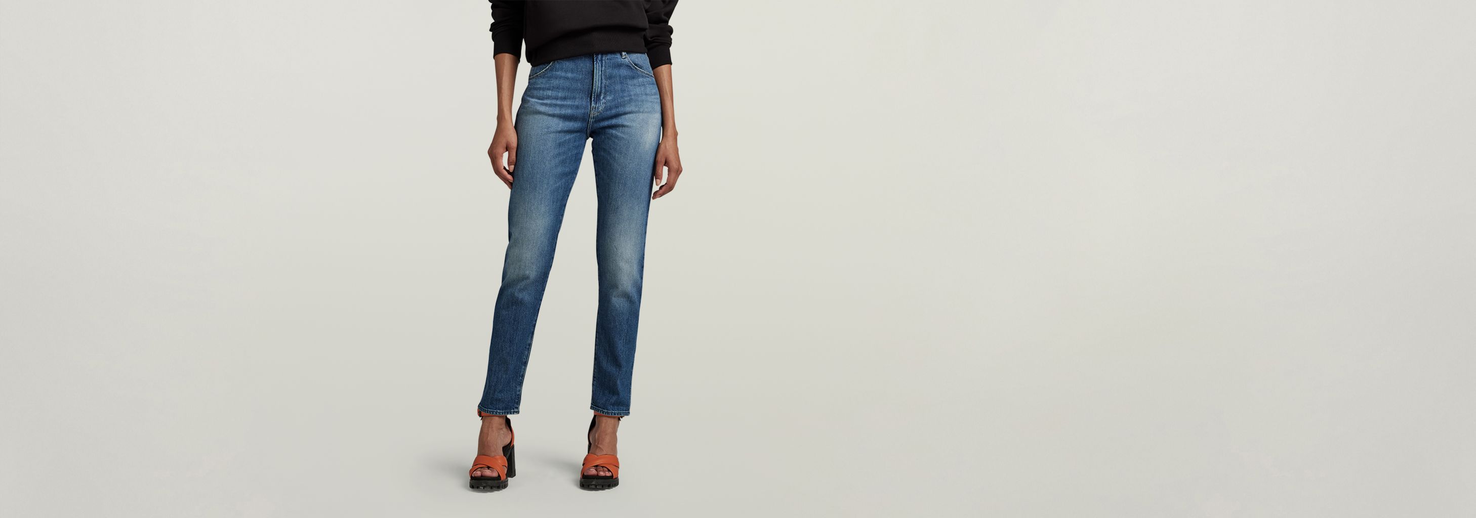 【PORTERNA】Elon Tei Slim Jeans Aline High Rise Skinny Jean - Rosslyn – Pistola Denim