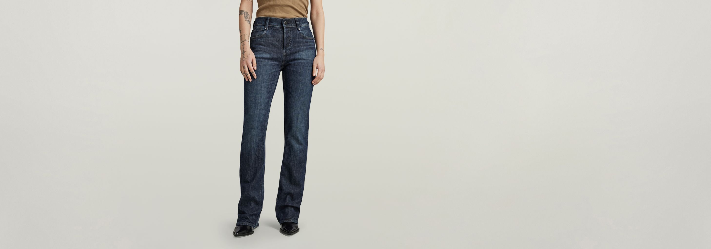 Noxer Bootcut Jeans | ダークブルー | G-STAR® JP