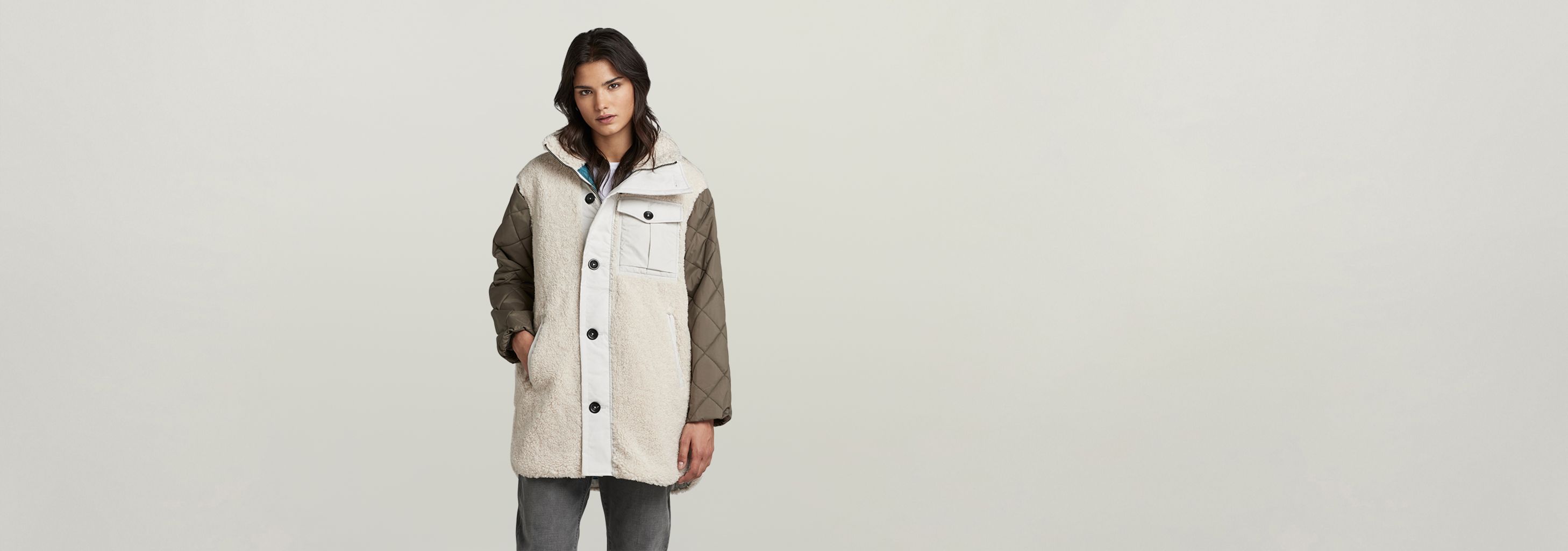 Teddy Mix Jacket | Multi color | G-STAR® JP