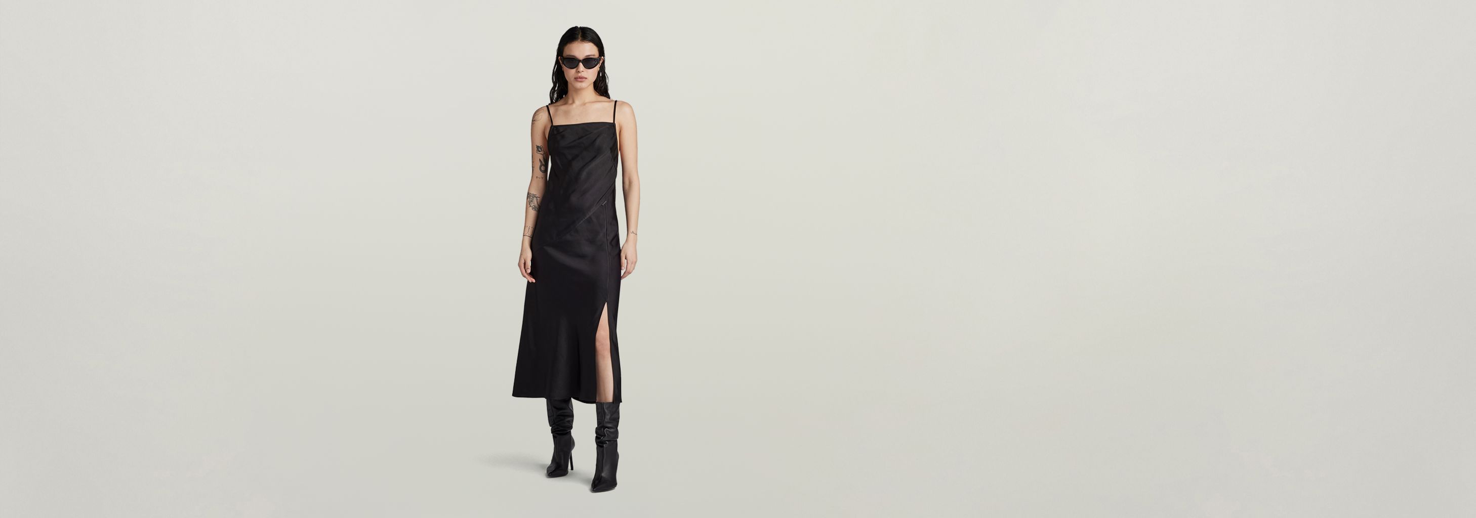 Slip Dress | Black | G-STAR® US