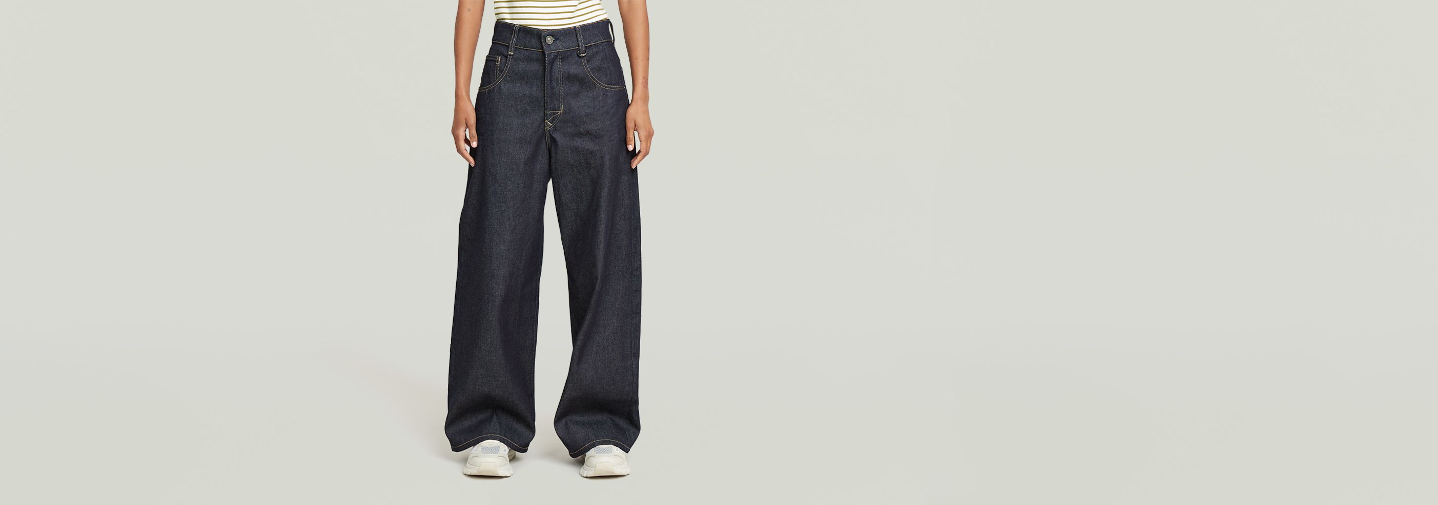 Skater Long Pocket High Loose Jeans | Dark blue | G-STAR® US