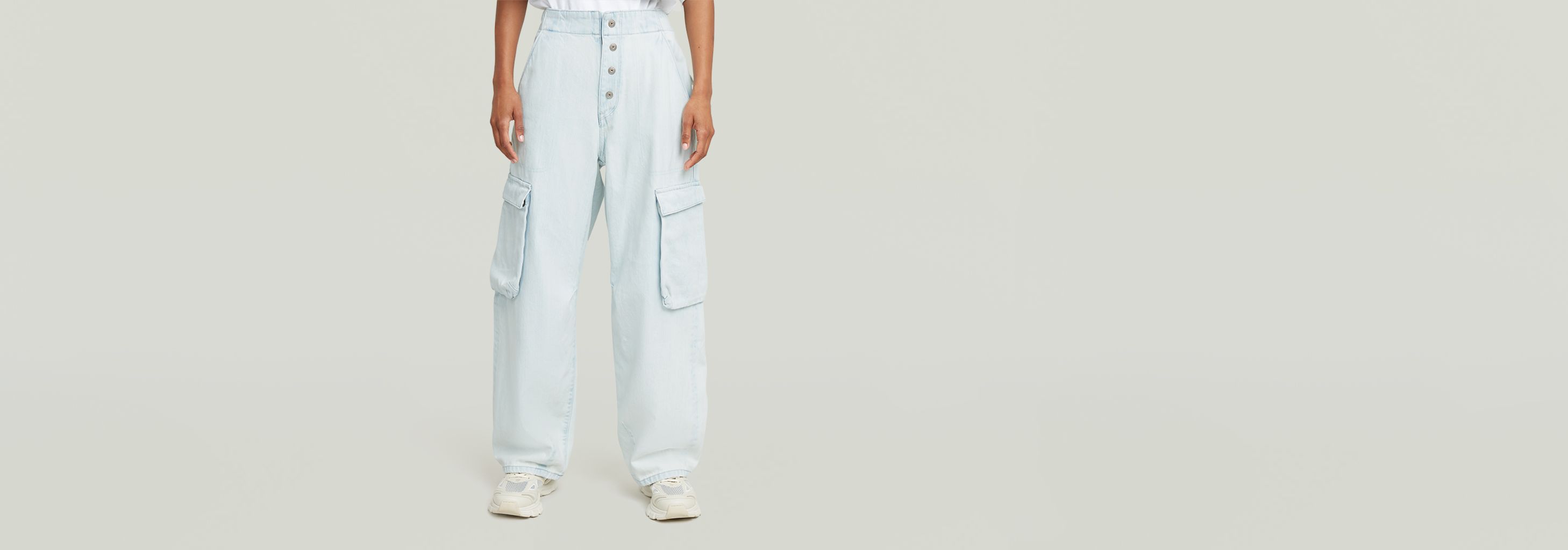 Balloon Cargo Jeans | Light blue | G-STAR® US