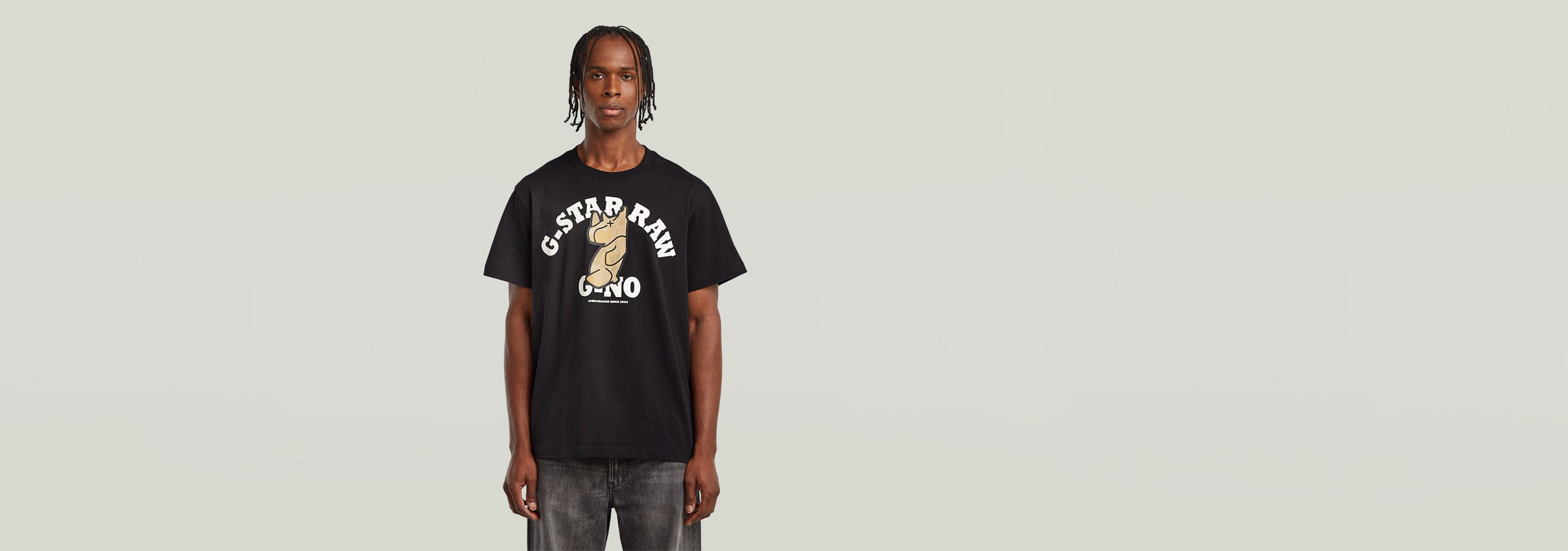 送料込★G-Star★Seam Detail Loose Tシャツ G-No Loose Graphic T-Shirt | ブラック | G-STAR® JP