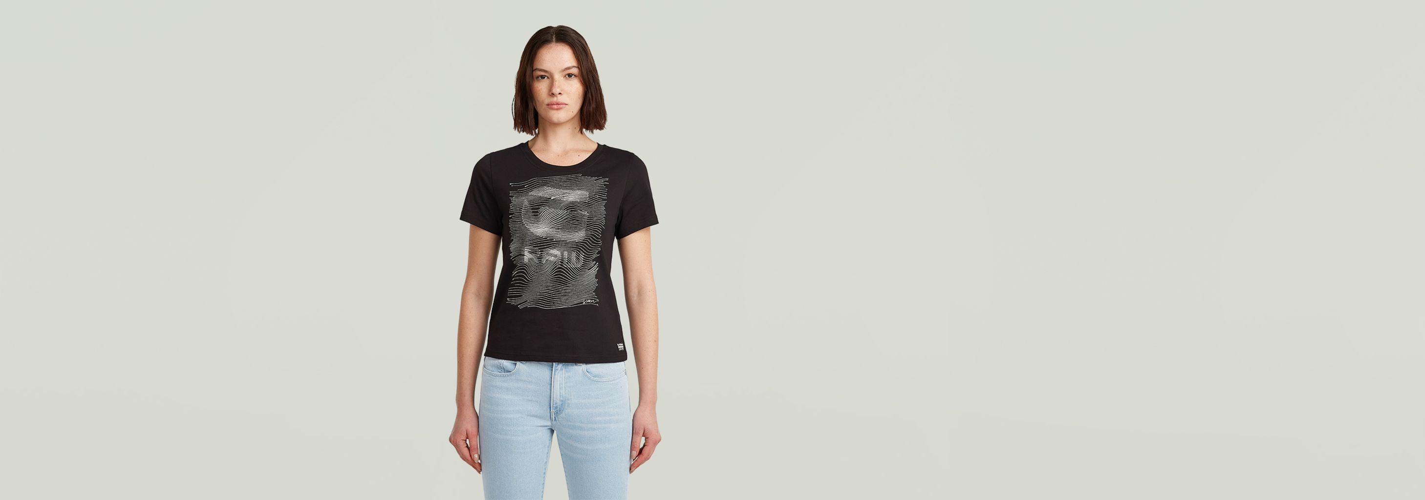Graphic Top | Black | G-STAR® CY