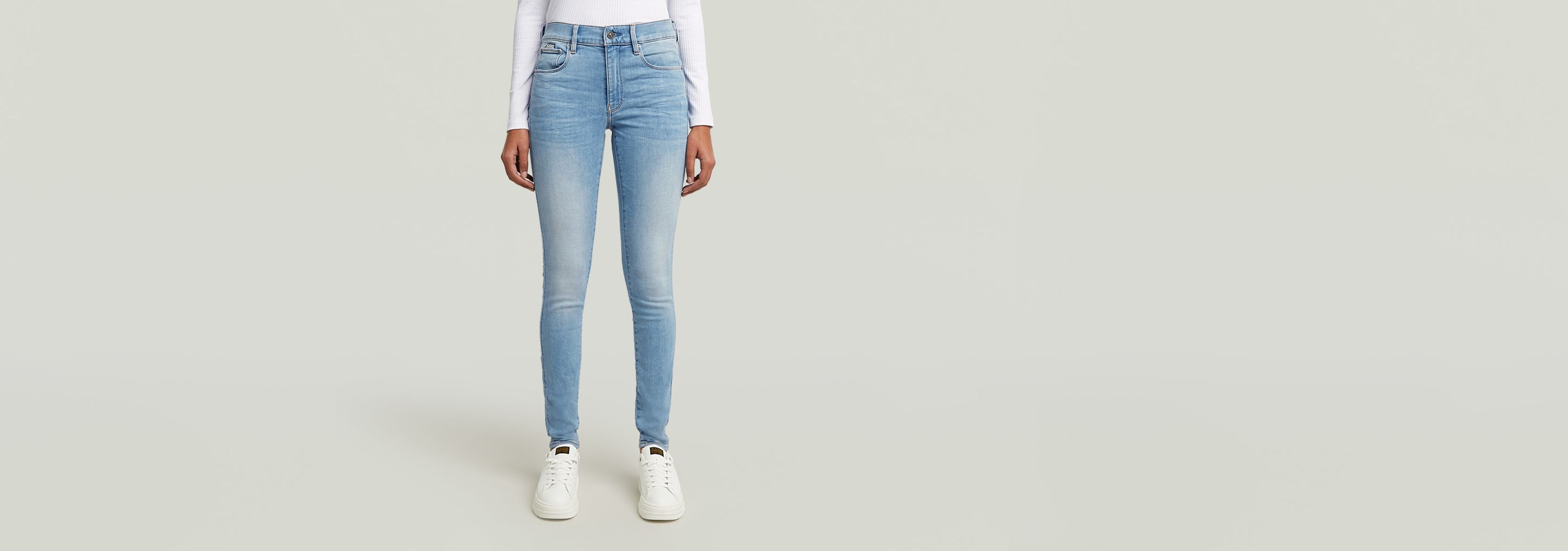 3301 Mid Skinny Jeans | Black | G-STAR® US