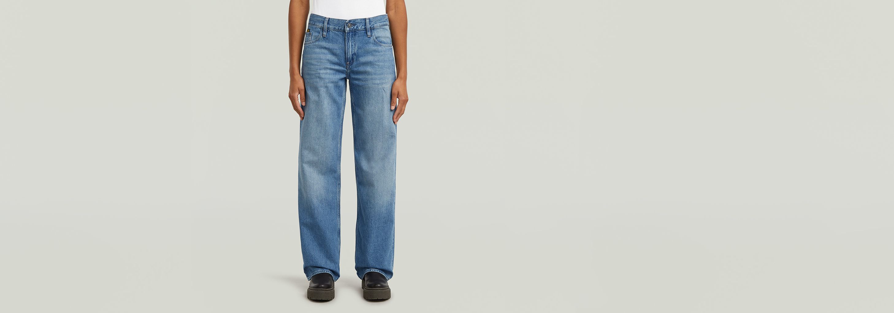 Judee Loose Low Waist Jeans | Medium blue | G-STAR® CA Judee Loose Low Waist Jeans | Medium blue | G-STAR® CA