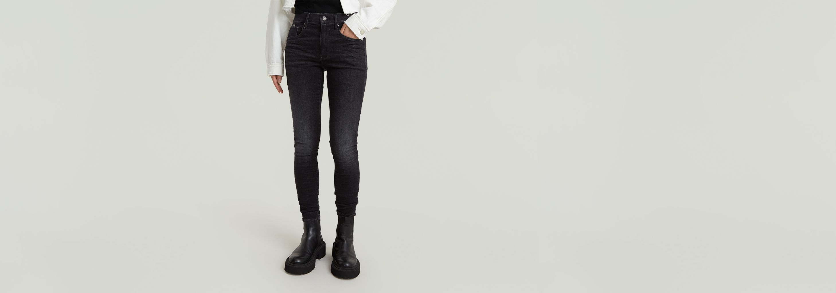送料込★G-Star★ジーンズ 3301 High Waist Skinny 3301 High Skinny Jeans | Black | G-STAR® JP
