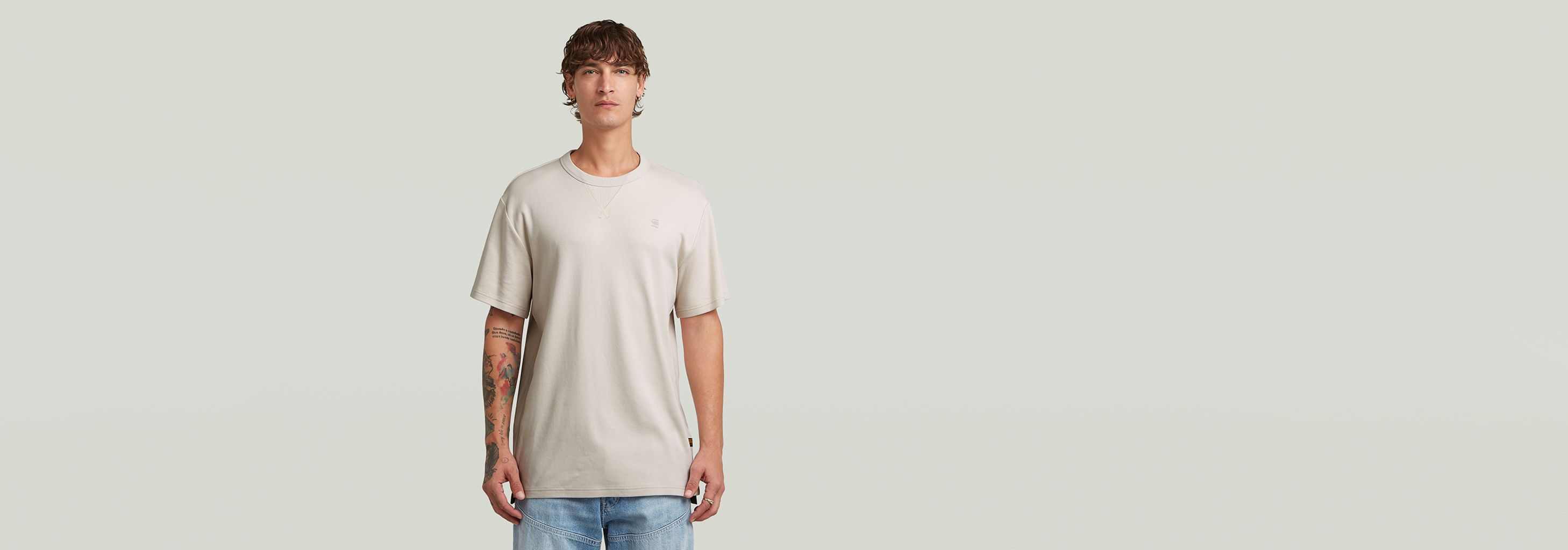 送料込★G-Star★半袖Tシャツ Nifous Tシャツ G-STAR RAW tシャツ NIFOUS T-SHIRT/ベーシックデザイン