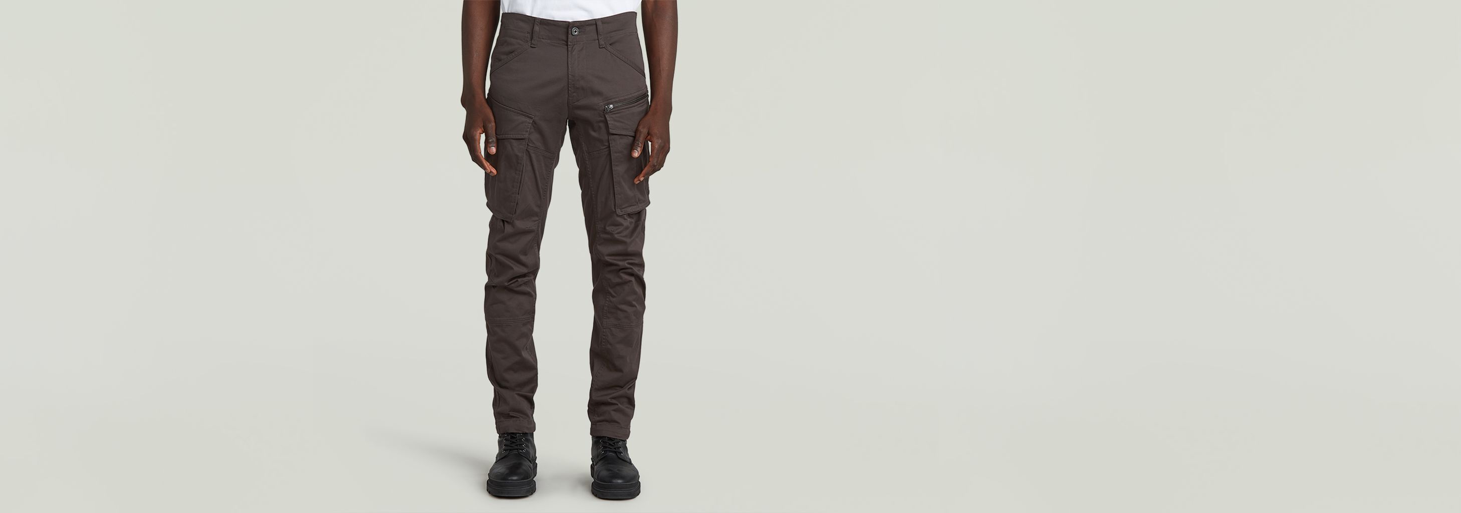 【関送無料】 G-STAR Rovic Zip 3D フィット カーゴパンツ G-STAR】Rovic Zip 3D Straight Tapered カーゴパンツ 関送込 (G