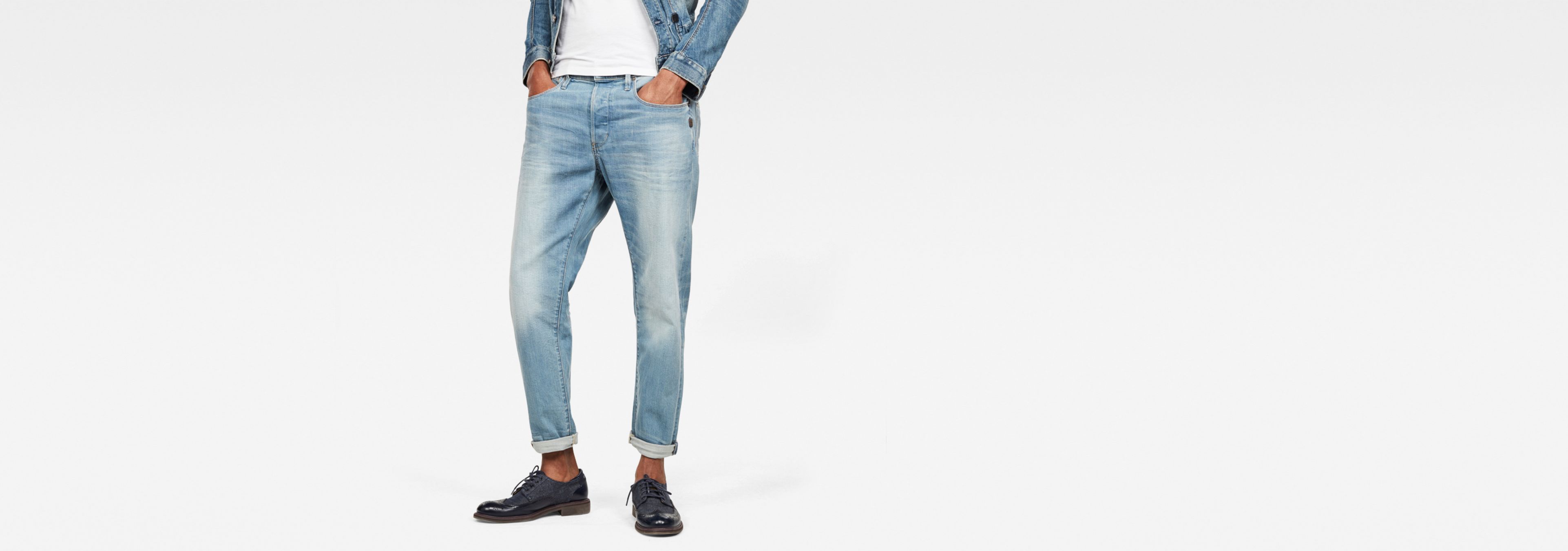 Loic Relaxed Tapered Jeans | Light blue | G-Star RAW® ZA
