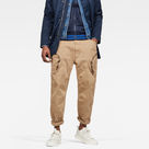 G-Star RAW® Rovic 3D Airforce Relaxed Trousers Brown model front