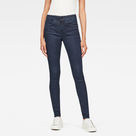 G-Star RAW® High Waist Super Skinny Jeans Dark blue model front