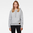 G-Star RAW® Premium Core Hooded Sweater Grey model front