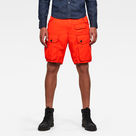 G-Star RAW® Jungle Cargo Shorts Orange model front