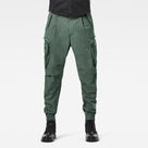 G-Star RAW® Flight Cargo Relaxed Tapered Cuffed Pants Green model front