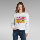 G-Star RAW® Graphic Sweater White