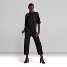 G-Star RAW® Short Sleeve Workwear Jumpsuit Black