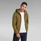 G-Star RAW® Premium Core Hooded Zip Sweater Green