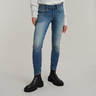 G-Star RAW® Arc 3D Mid Waist Skinny Jeans Medium blue