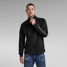 G-Star RAW® Astro Wrap Half Zip Sweater Black