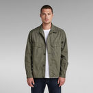 G-Star RAW® 2 Flap Pocket Relaxed Overshirt Green