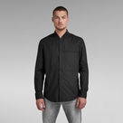 G-Star RAW® Regular Shirt Bomber Collar Black