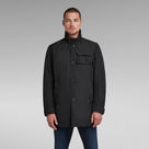 G-Star RAW® Utility HB Tape Padded Trench Black