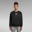 G-Star RAW® Butterfly Raglan Loose Sweater Black