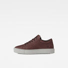 G-Star RAW® Rocup Tumbled Nubuck Sneakers Red side view