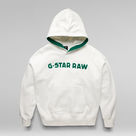G-Star RAW® Unisex Embro Hoodie White