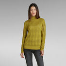 G-Star RAW® Pointelle Knitted Sweater Green